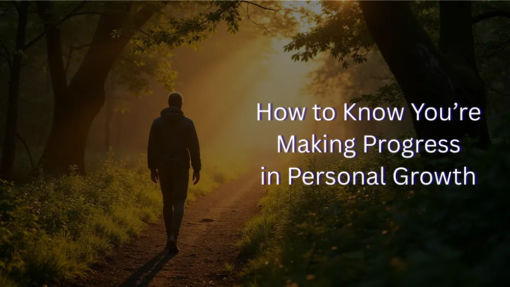 A person walks along a quiet path at sunrise, symbolizing steady progress, personal growth, and moving forward one step at a time.